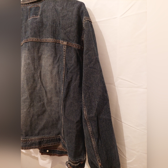 Guess Men's XL Button Up Stonewash Jean  Jacket - Picture 10 of 16